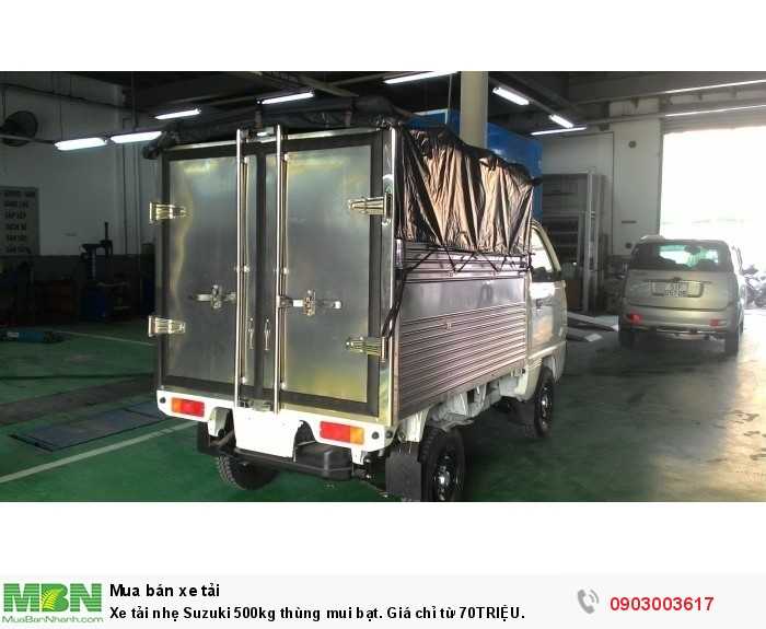 Xe tải nhẹ Suzuki 500kg thùng mui bạt. Giá chỉ từ 70TRIỆU.