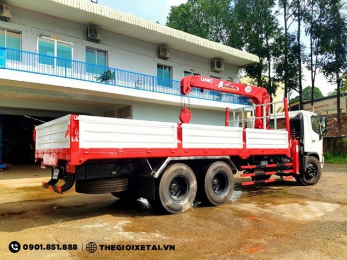 Bán Xe Hino Gắn cẩu Giao Ngay/ xe Hino 13t8 Gắn Cẩu- Hỗ Trợ vay 95% Lãi Suất Ưu Đãi