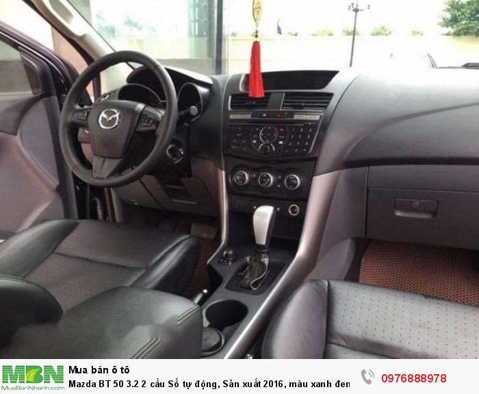 Mazda BT 50 3.2 2 cầu Số tự động, Sản xuất 2016, màu xanh đen