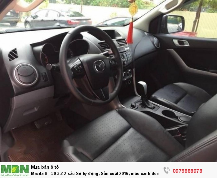 Mazda BT 50 3.2 2 cầu Số tự động, Sản xuất 2016, màu xanh đen