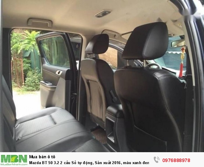Mazda BT 50 3.2 2 cầu Số tự động, Sản xuất 2016, màu xanh đen