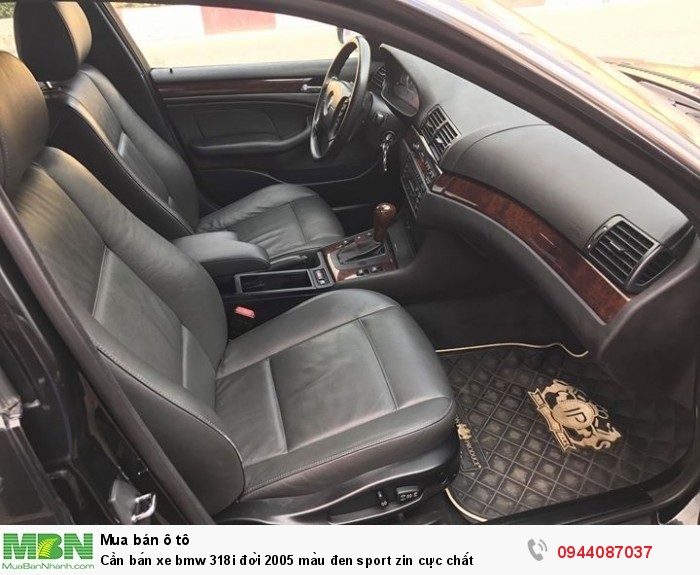 Cần bán xe bmw 318i đời 2005 màu đen sport zin cực chất