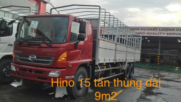 Bán xe tải Hino 15 Tấn FL8JTSL, Hino 16 tấn thùng dài 7,6m/9.3m