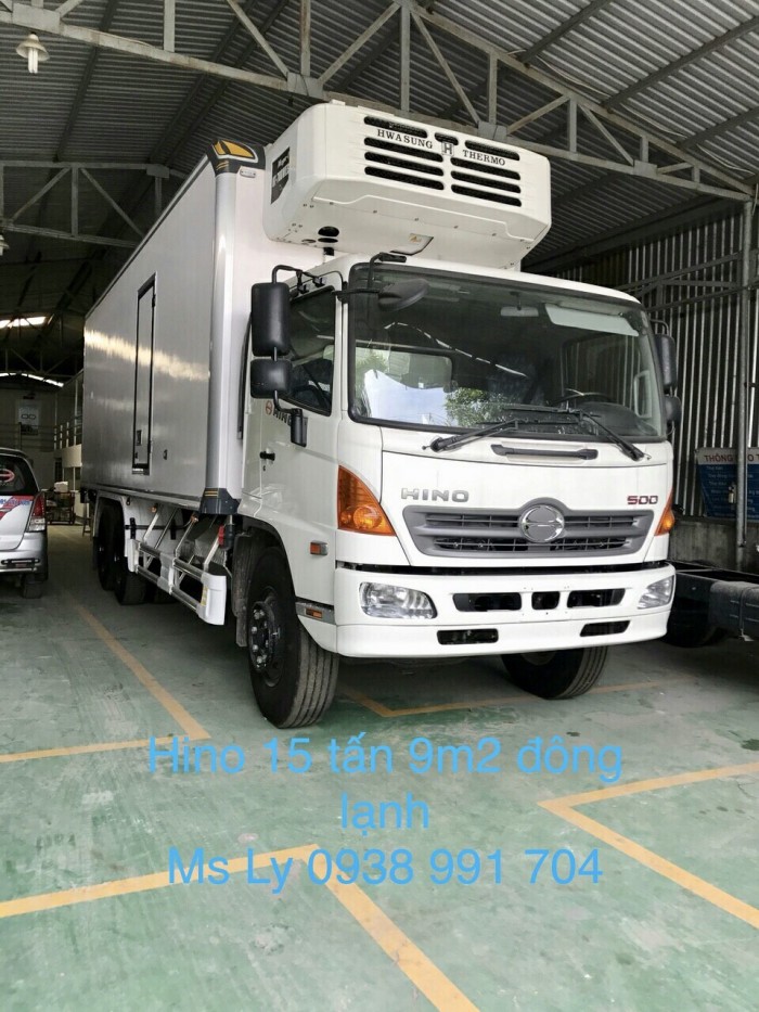 Bán xe tải Hino FL thùng đông lạnh 7m6 (tổng tải trọng 24 tấn)