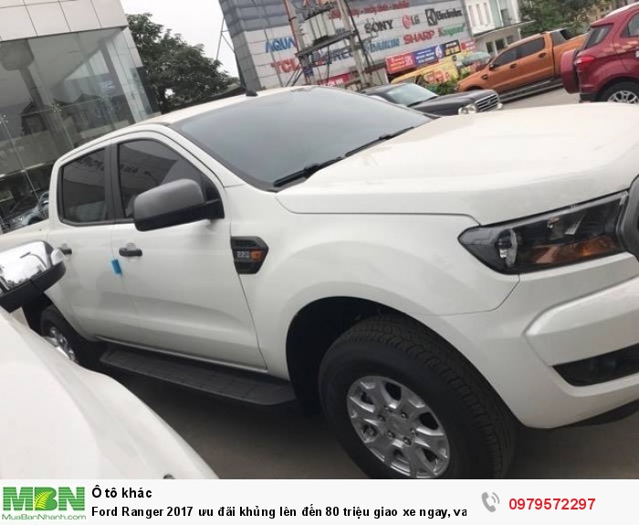Ford Ranger 2017 ưu đãi khủng lên đến 80 triệu giao xe ngay, vay trả góp 90%, lãi suất cố định 0,6%/tháng: 0979572297
