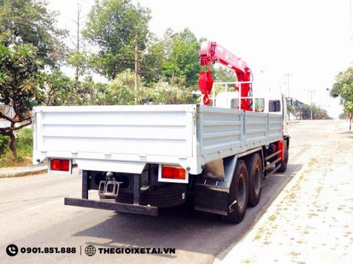 Bán Xe Tải Hino 6 tấn  FGJJSW Gắn Cẩu Giao Ngay - Hỗ Trợ Vay Vốn 95% Lãi Suất Ưu Đãi-  Đại Lý Xe Hino Lớn Nhất Sài Gòn.