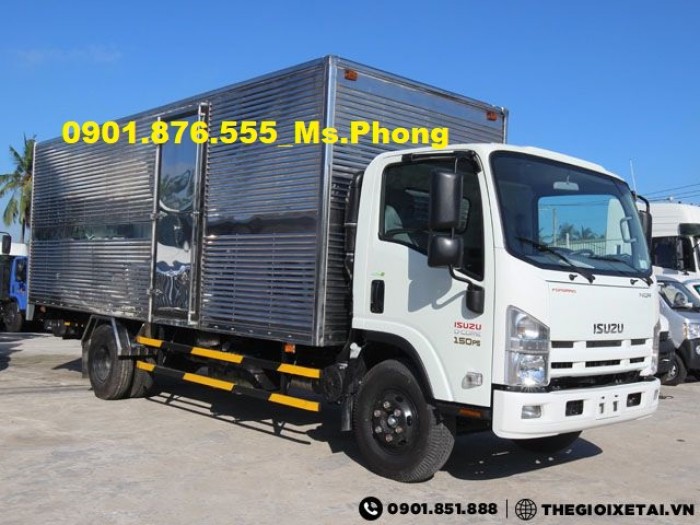 Bán Xe Tải Isuzu 5T5 NQR75M Thùng Kín Giao Ngay- Hỗ Trợ Vay Vốn 90% Lãi Suất Ưu Đãi - Đại Lý Xe Isuzu Lớn Nhất Sài Gòn.