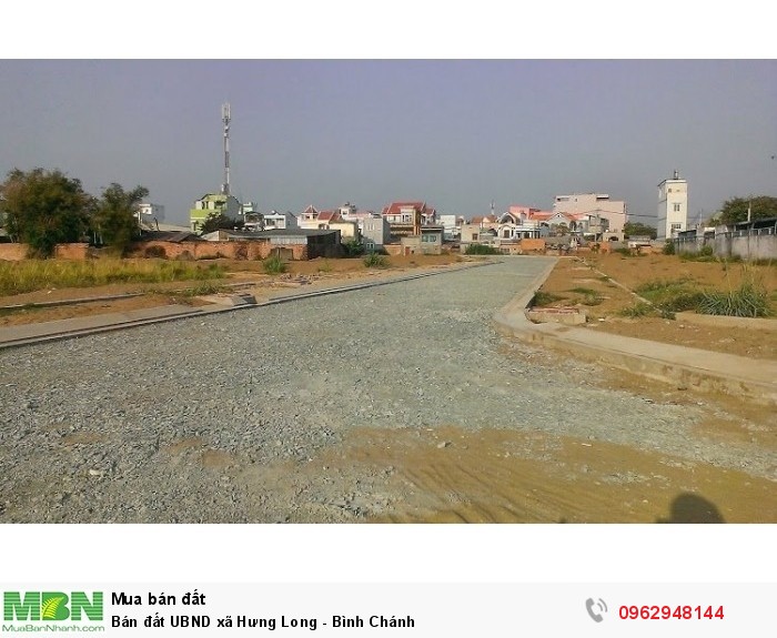 Bán đất UBND xã Hưng Long - Bình Chánh