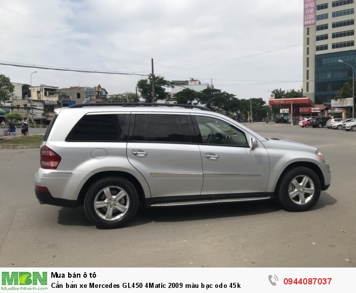 Cần bán xe Mercedes GL450 4Matic 2009 màu bạc odo 45k