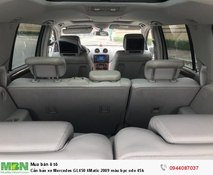 Cần bán xe Mercedes GL450 4Matic 2009 màu bạc odo 45k