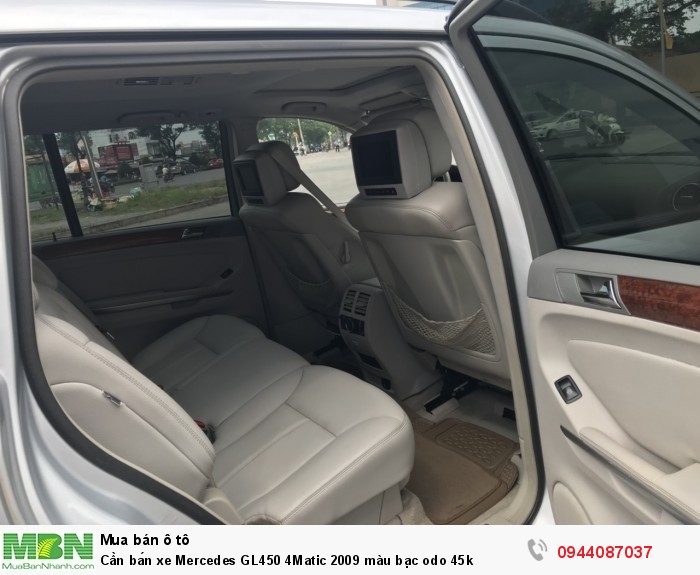 Cần bán xe Mercedes GL450 4Matic 2009 màu bạc odo 45k