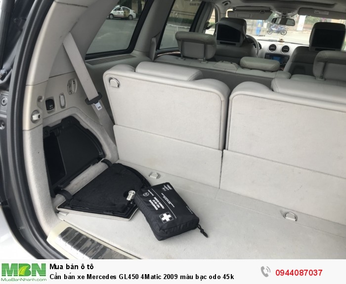 Cần bán xe Mercedes GL450 4Matic 2009 màu bạc odo 45k