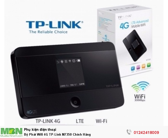 Bộ Phát Wifi 4G TP-Link M7350 Chính Hãng2