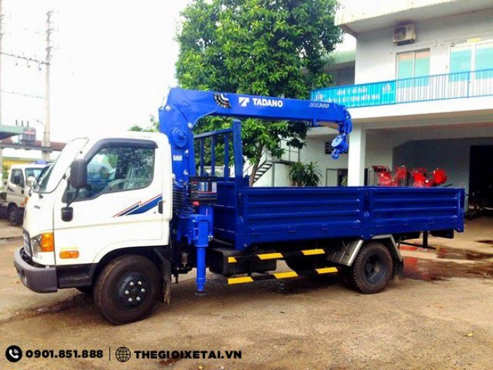 Cần Bán Xe Tải Hyundai 5T65 HD99 Gắn Cẩu Trả góp 90%- Xe Tải Hyundai 5T65 Giá Tốt- Đại Lý Xe Tải Tại Tp.HCM.