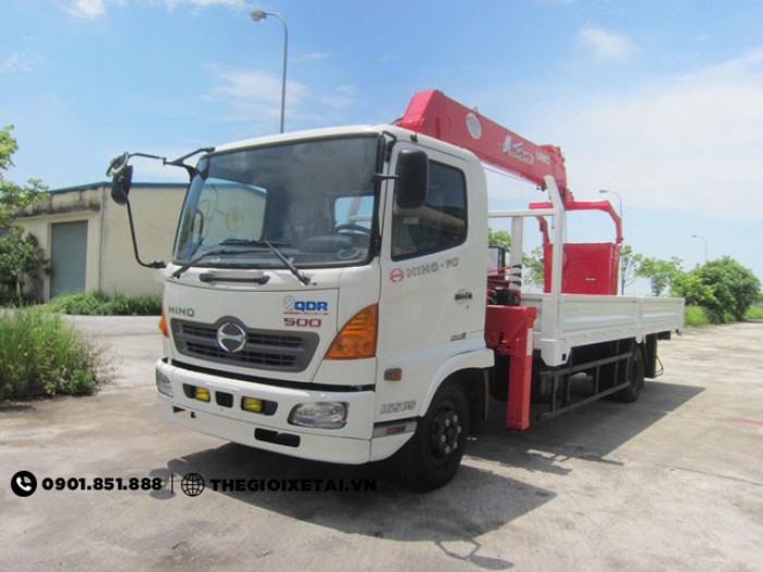 Cần Bán Xe Tải Hino 6 Tấn Gắn Cẩu Trả góp 90%- Xe Tải Hino 6 Tấn/ 6T FC Gắn Cẩu Giá Tốt- Đại Lý Xe Tải Tại Tp.HCM.