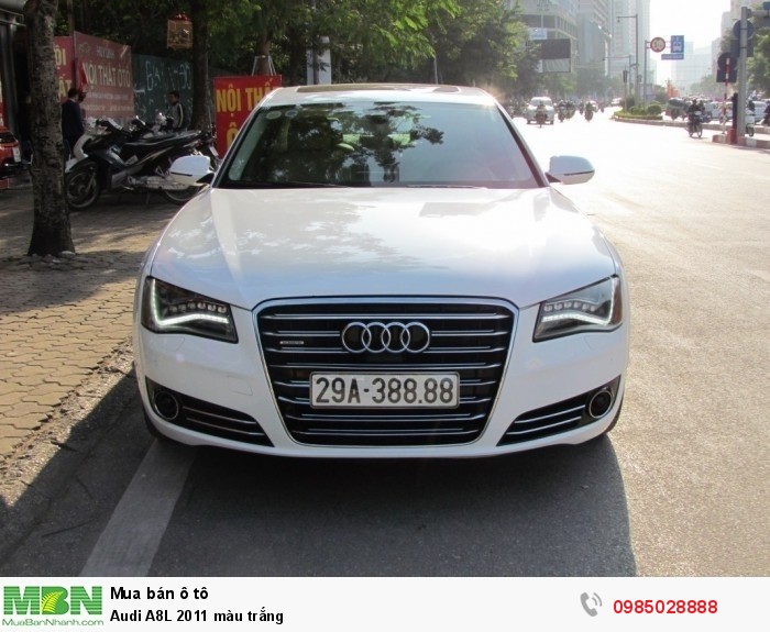 Audi A8L 2011 màu trắng