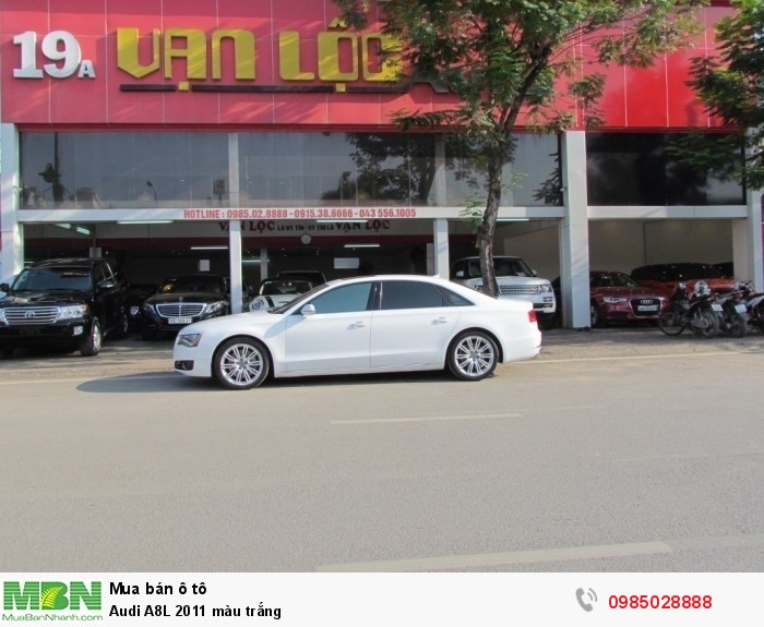 Audi A8L 2011 màu trắng