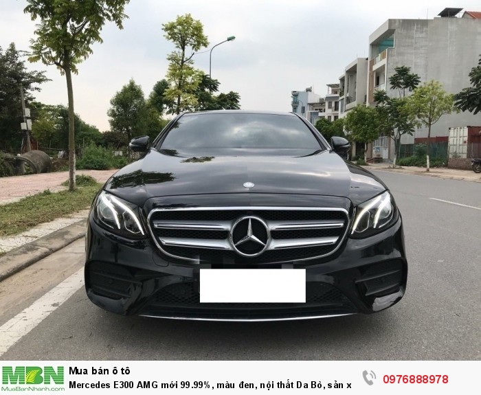 Mercedes E300 AMG mới 99.99%, màu đen, nội thất Da Bò, sản xuất 2017