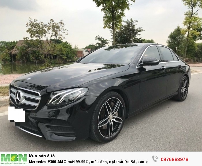 Mercedes E300 AMG mới 99.99%, màu đen, nội thất Da Bò, sản xuất 2017