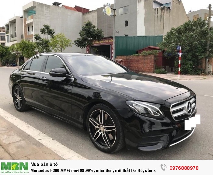 Mercedes E300 AMG mới 99.99%, màu đen, nội thất Da Bò, sản xuất 2017