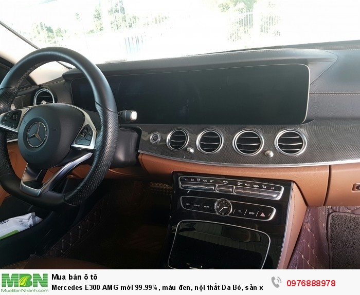 Mercedes E300 AMG mới 99.99%, màu đen, nội thất Da Bò, sản xuất 2017