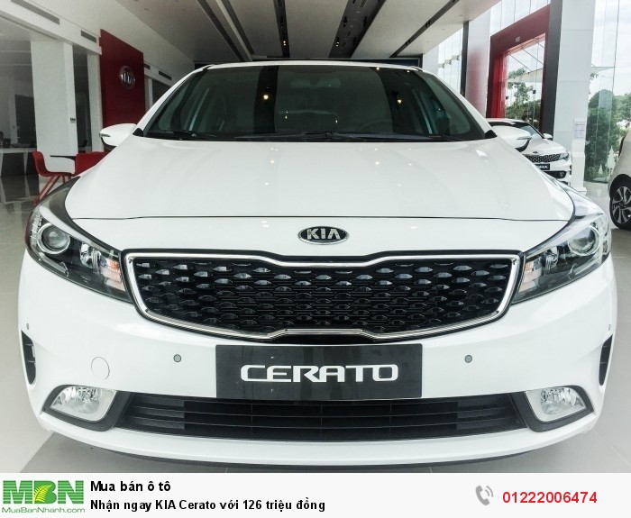 Nhận ngay KIA Cerato với 126 triệu đồng