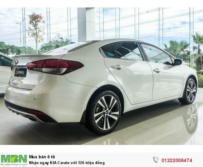 Nhận ngay KIA Cerato với 126 triệu đồng