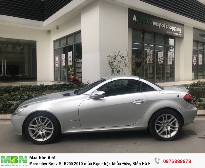 Mercedes Benz SLK200 2010 màu Bạc nhập khẩu Đức, Biển Hà Nội