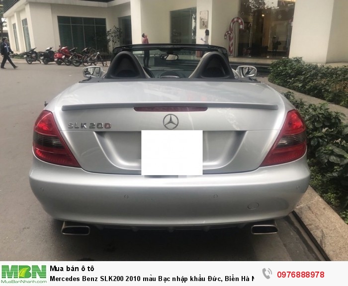 Mercedes Benz SLK200 2010 màu Bạc nhập khẩu Đức, Biển Hà Nội