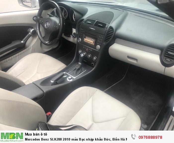 Mercedes Benz SLK200 2010 màu Bạc nhập khẩu Đức, Biển Hà Nội