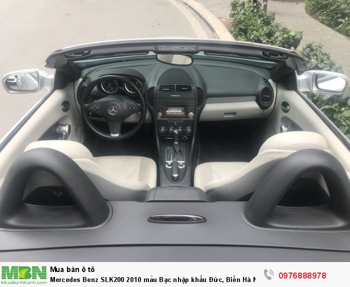 Mercedes Benz SLK200 2010 màu Bạc nhập khẩu Đức, Biển Hà Nội