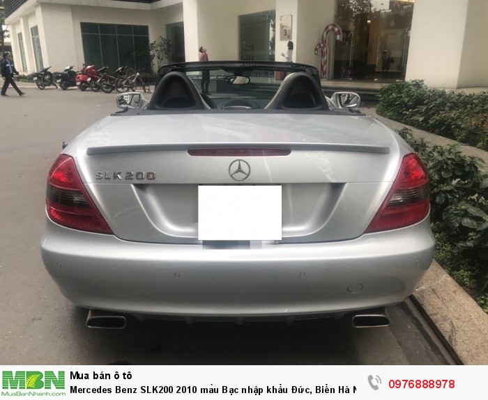 Mercedes Benz SLK200 2010 màu Bạc nhập khẩu Đức, Biển Hà Nội