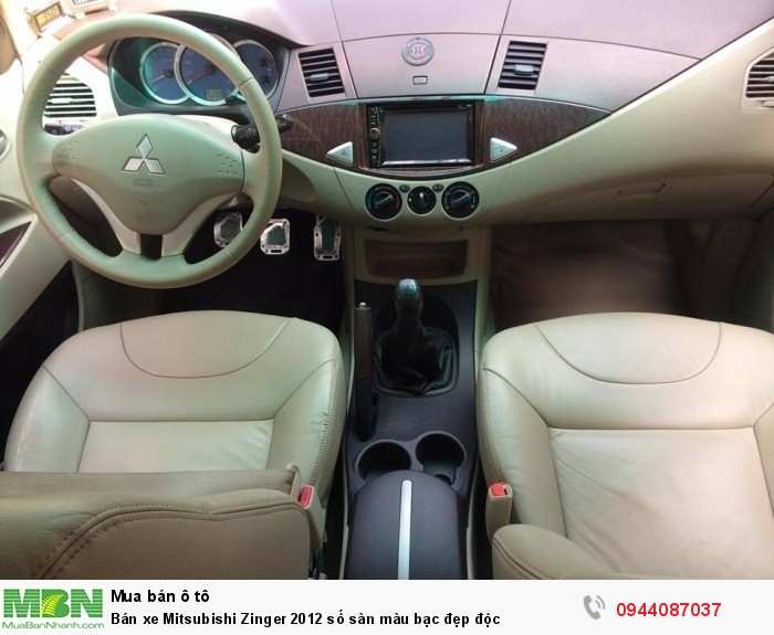 Bán xe Mitsubishi Zinger 2012 số sàn màu bạc đẹp độc