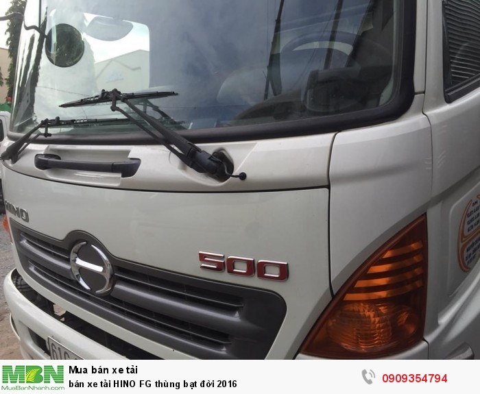 Bán xe tải HINO FG thùng bạt đời 2016