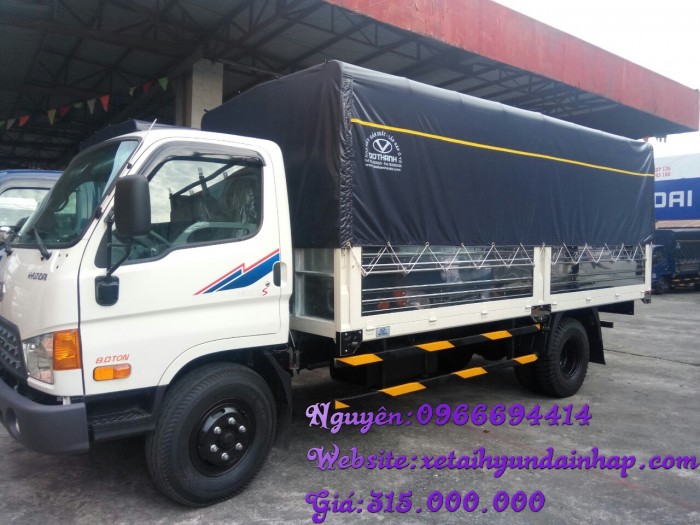 Xe tải HD120SL 8 tấn thùng dài 6 mét 2