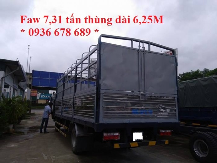 Xe tải faw gm 7,31 tấn thùng dài 6,25m.Giá rẻ nhất toàn quốc