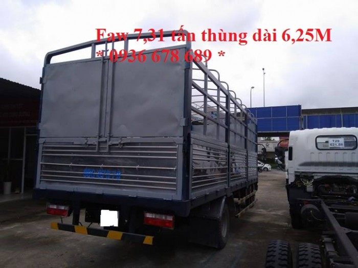 Xe tải faw gm 7,31 tấn thùng dài 6,25m.Giá rẻ nhất toàn quốc