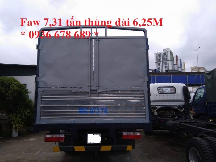 Xe tải faw gm 7,31 tấn thùng dài 6,25m.Giá rẻ nhất toàn quốc