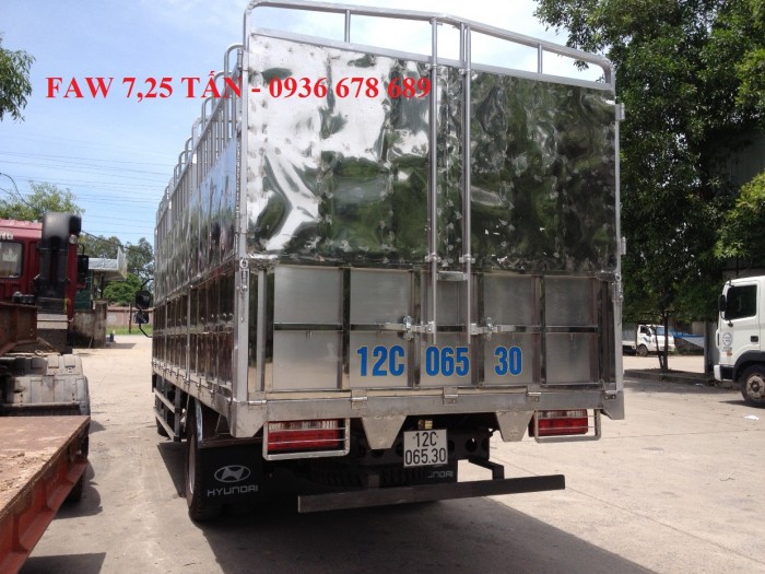 Xe tải faw gm 7,25 tấn thùng dài 6,3m,động cơ 140PS cực khỏe,giá siêu rẻ
