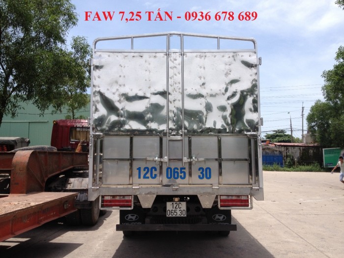 Xe tải faw gm 7,25 tấn thùng dài 6,3m,động cơ 140PS cực khỏe,giá siêu rẻ