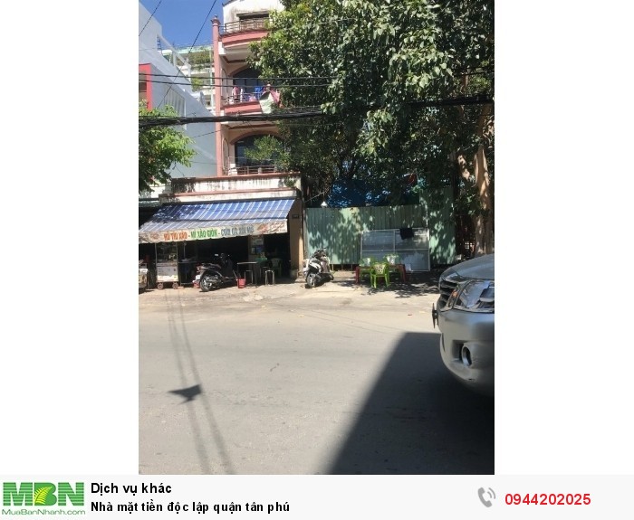 Nhà mặt tiền Độc Lập, Quận Tân Phú