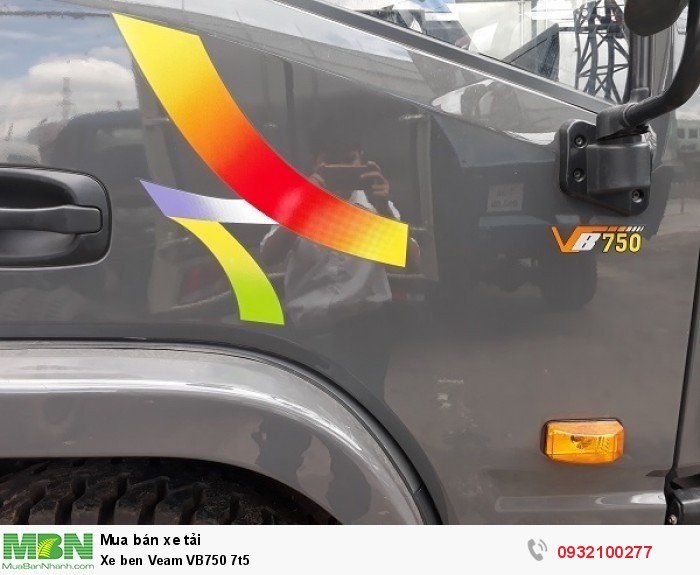 Xe ben Veam VB750 7t5
