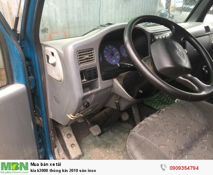 Kia k3000 thùng kín 2010 sàn inox