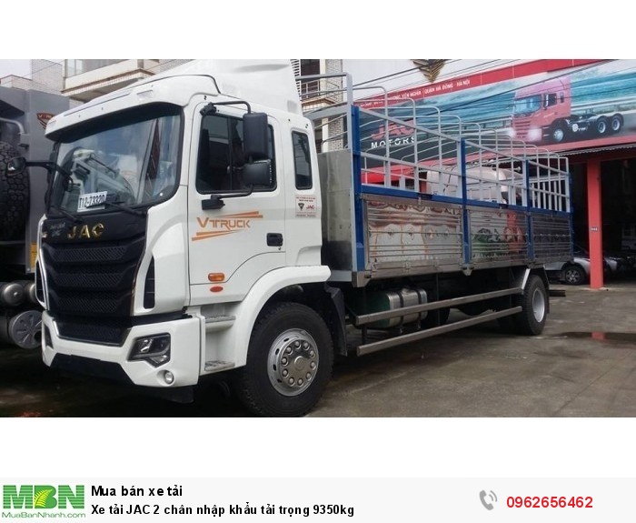 Xe tải JAC 2 chân nhập khẩu tải trọng 9350kg