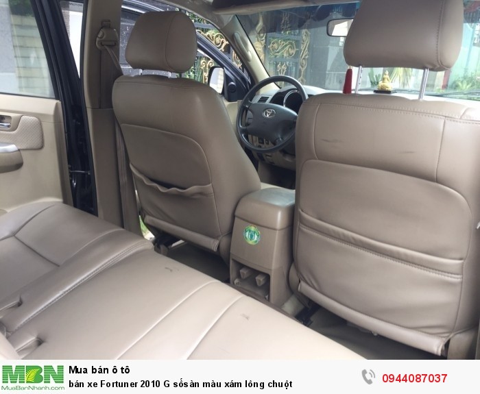 bán xe Fortuner 2010 G sốsàn màu xám lông chuột