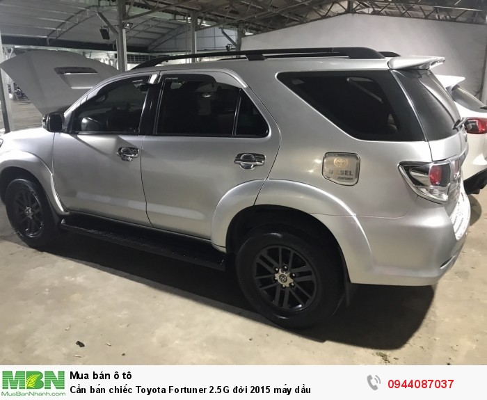 Cần bán chiếc Toyota Fortuner 2.5G đời 2015 máy dầu