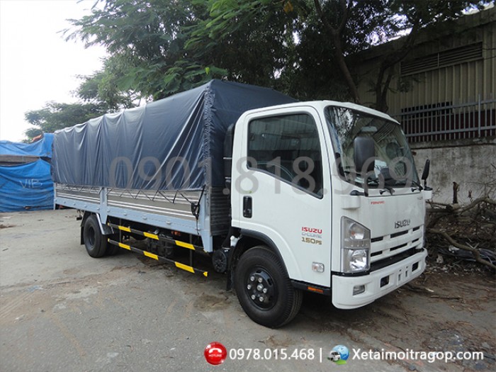 Giá xe tải  isuzu 5T5 NQR75M/ xe tai isuzu 5,5 Tấn thùng bạt / xe isuzu NQR75M 5.5 Tấn chỉ 80 triệu nhận xe ngay, Thủ Tục Đơn Giản, Giao Ngay