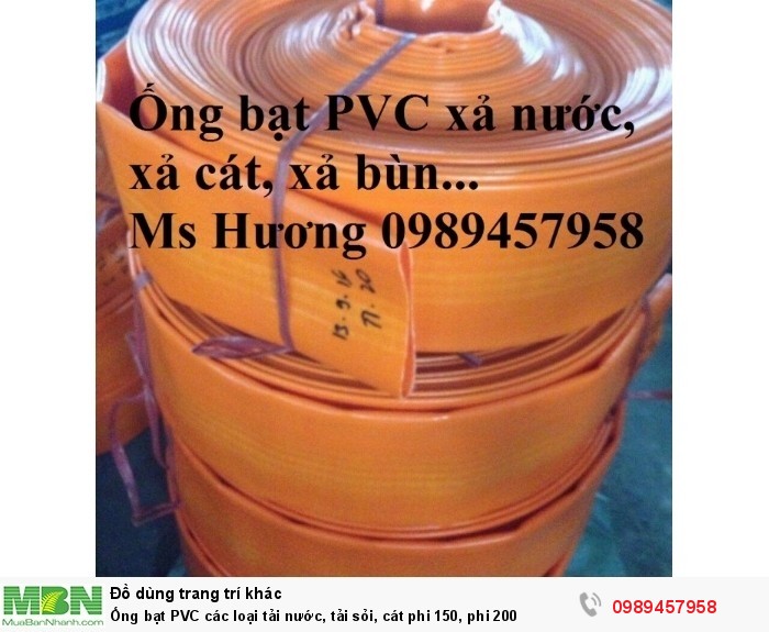 Ống bạt PVC tải nước, tải sỏi, tải cát phi 100, phi 150, phi 200 giá tốt  nhất Mới 100%, giá: 39.000đ, gọi: 0989 457 958, Huyện Thanh Trì - Hà Nội,  id-9c781000