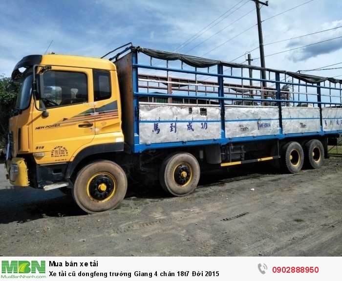 Xe tải cũ dongfeng trường Giang 4 chân 18t7 Đời 2015