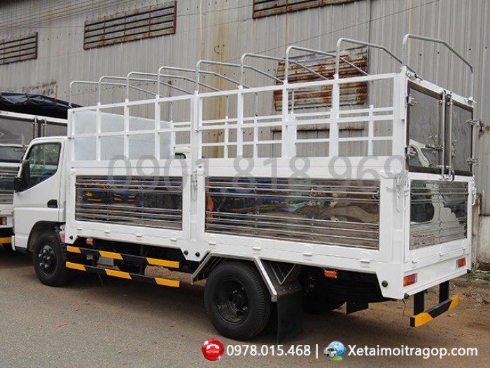 Xe Tải Fuso 1T9 Thùng Kín, xe tải fuso canter 4.7LW 1 tấn 9 Bao Vay 95% các Tỉnh